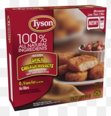 Tyson Spicy Chicken Nuggets 3 - Tyson Spicy Chicken Nuggets Png,Chicken Nugget Transparent