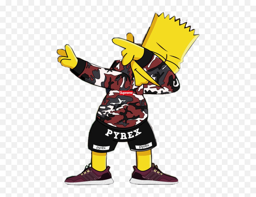 Download Bart Simpson Swag Supreme Wallpaper