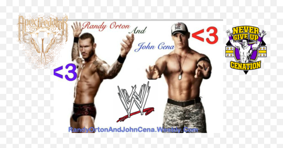 Facts - Randy Orton And John Cena John Cena Never Give Up Png,Randy Orton Png