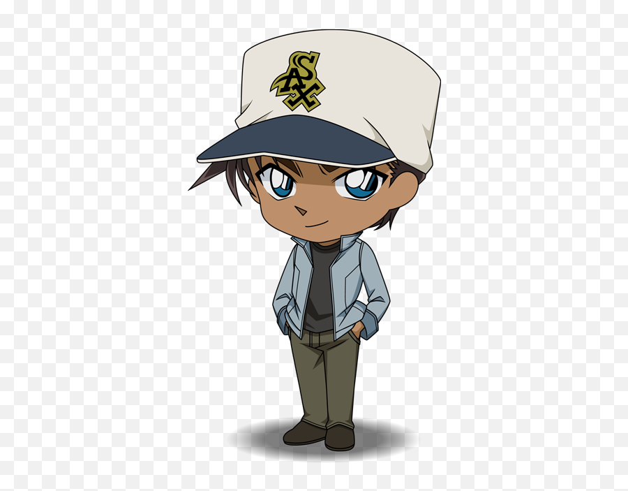 Detective Hat Png - Detective Conan Heiji Chibi,Detective Hat Png