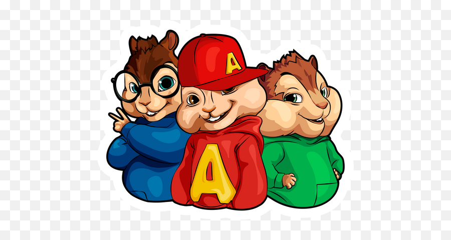 Alvin And The Chipmunks Sticker - Alvin And The Chipmunks Stickers Png,Alvin And The Chipmunks Logo