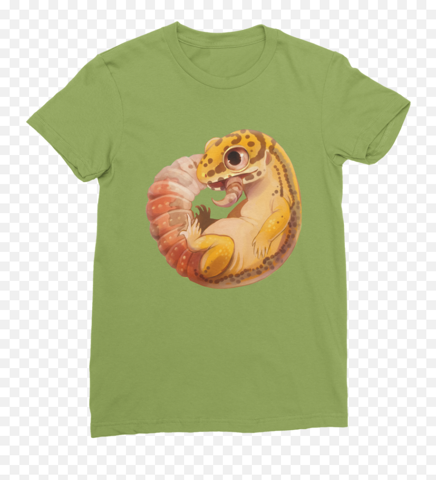 Download Hd Bt001 Biting Tail Leopard Gecko Womenu0027s T - Shirt Short Sleeve Png,Leopard Gecko Png