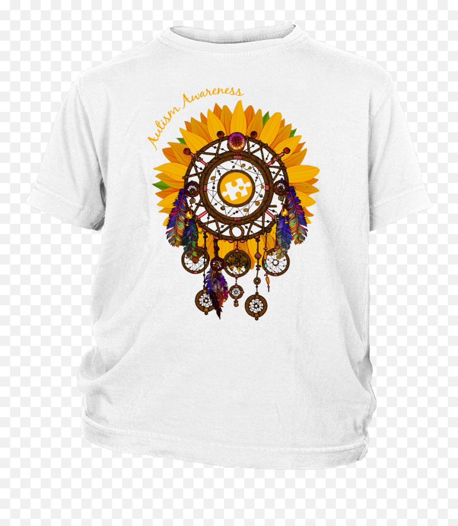 Sunflower Dreamcatcher Shirts Autism Awareness - Autism Shirts For Boys Png,Autism Awareness Png