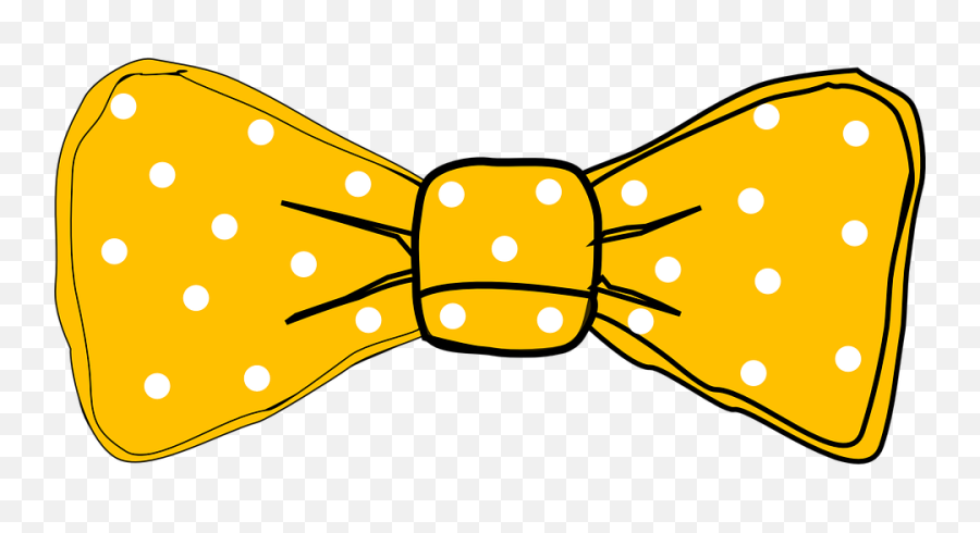 Bow Tie Yellow Clip Art - Vector Clip Art Blue Bow Tie Clipart Transparent Png,Tie Clipart Png