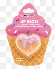 Iscream Heart Waffle Cone Lip Gloss - 29567 png