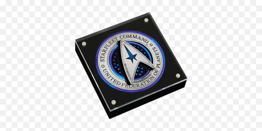 Starfleet Command Emblem - Tuvalu 3 Oz 2019 Starfleet Png,United Federation Of Planets Logo