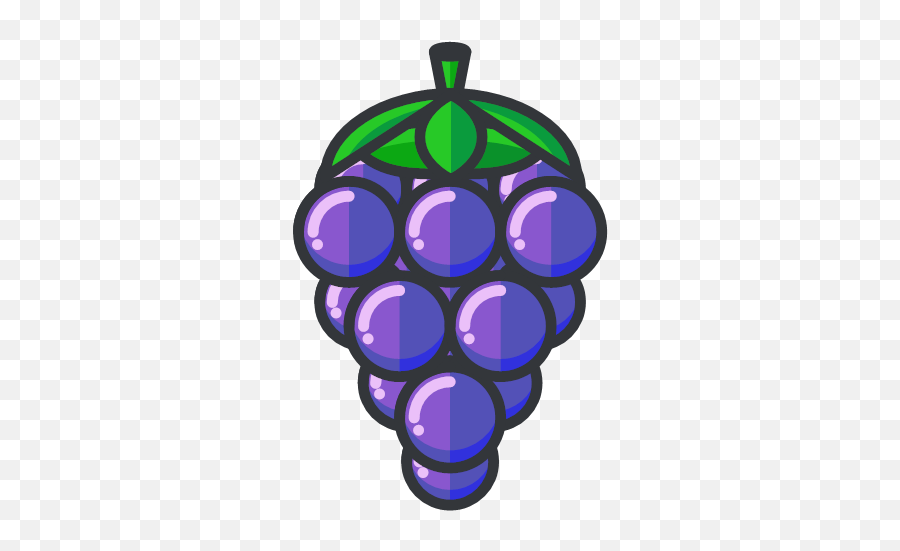 Grapes Icon - Free Filled Outline Icons Icone Raisins Png,Grapes Icon