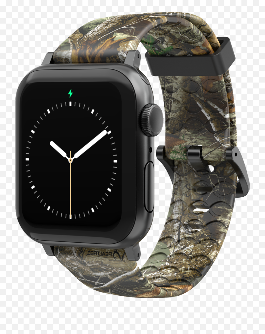 Groove Life - Groove Life Realtree Edge Camo Watch Band Compatible With Apple Watch Breathable Silicone Bands For Men Series 6 5 4 3 2 1 Wide Watch Strap Png,Where To Find The I Icon On Apple Watch