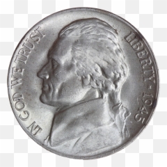 Nickel Png File - Nickel Coin No Background,Dime Png