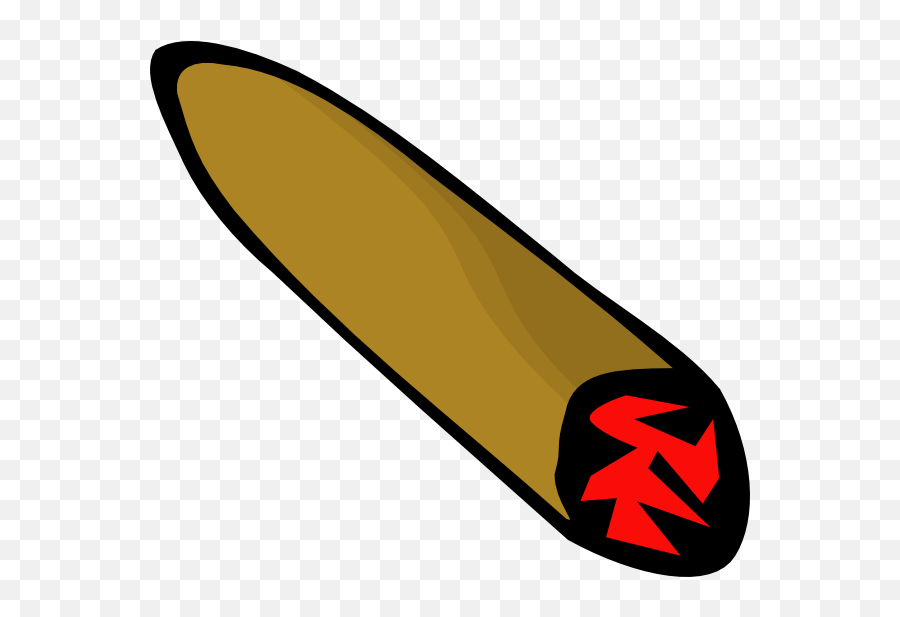 Blunt Joint Cannabis Cigar Clip Art - Long Cigar Clip Art At Cigar Clipart Png,Cigar Png