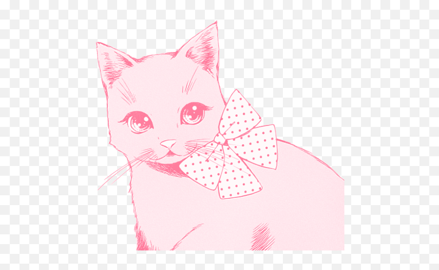 Pink Tealpink U0026 Teal Anime - Cat In 2019 Anime Girl Pink Pastel Pink Anime Cat Png,Anime Cat Png