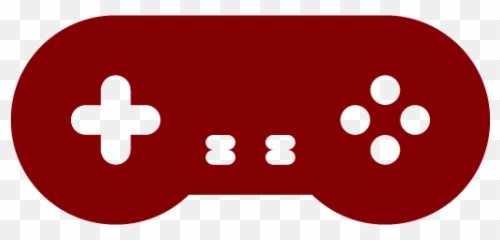 Maroon Joystick 2 Icon - Free maroon icons Game Icon Png Grey