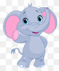Elephant Clipart Transparent Background - Png