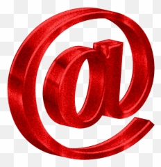 Monica Michielin Alphabets Red Glitter Love Letters - Dot png