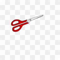 Scissors Clipart - Scissors Cartoon Drawing Png,Scissors Clipart Transparent