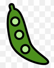 Peas Bright Color Simple Illustration - Canva png