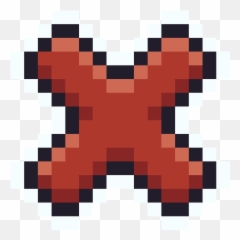 Cross Icon - Mario Pixel Icon Collection Pixelated Clock png
