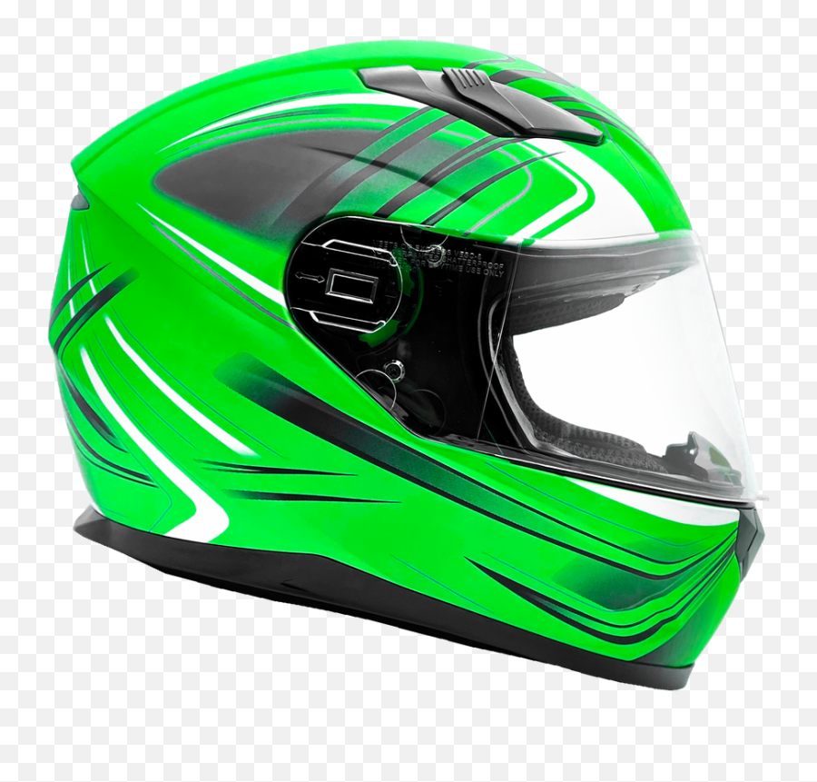 Adult Green Full Face Helmet With Retractable Sun Visor - Green Helmet Motorcycle Png,Icon Airflite Red Visor