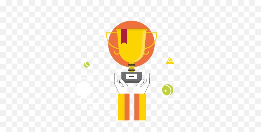 Download Hd Achievement Icon Trophy Being Held Up - Icon Transparent Achievement Icon Png,Achievement Icon