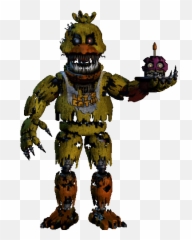 Nightmare Chica Fnaf4 Sticker - Full Body png