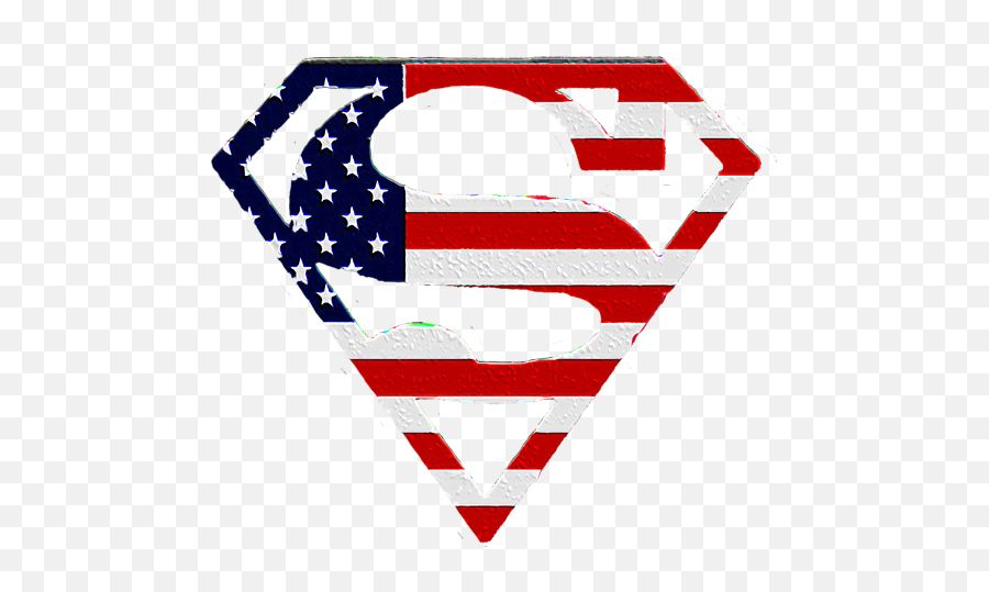 Throw Pillow For Sale - American Flag Superman Logo Png,American Flag Logo