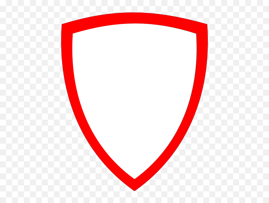 Shield Border Clipart 50 Photos - White And Red Shield Png,Red Border Png