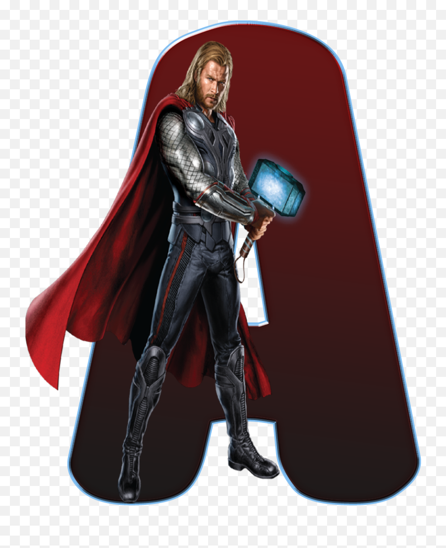 Alfabeto Decorativo - Thor 1 Png Letras Letra O Do Thor,Thor Png