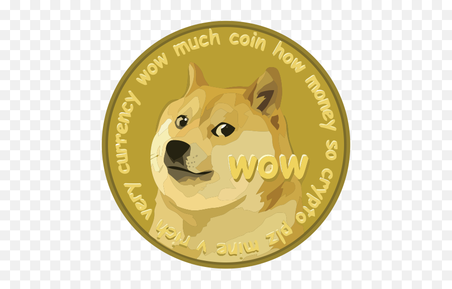 Doge Dogecoin Icon - Dogecoin Much Wow Png,Doge Transparent Background