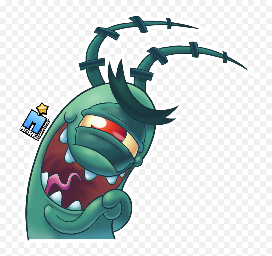 Sheldon Plankton Spongebob Clipart - Sheldon J Plankton Evil Png,Plankton Png