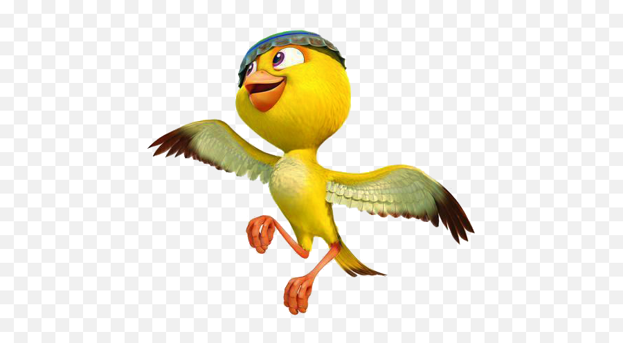Nico The Canary Bird Flying Png Image