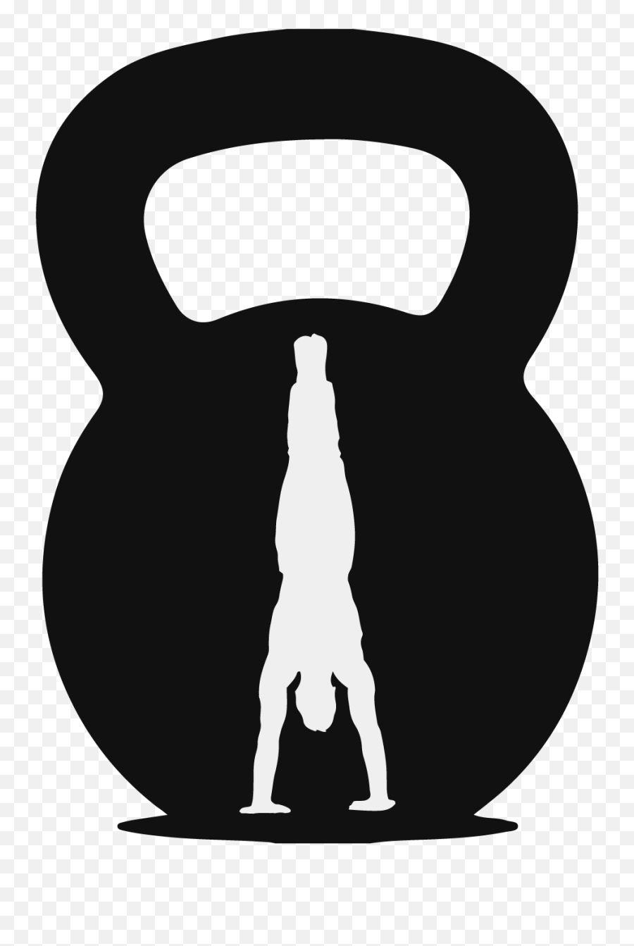 Kettlebell Drawing Picture Black - Crossfit Cartoon Png,Kettlebell Png