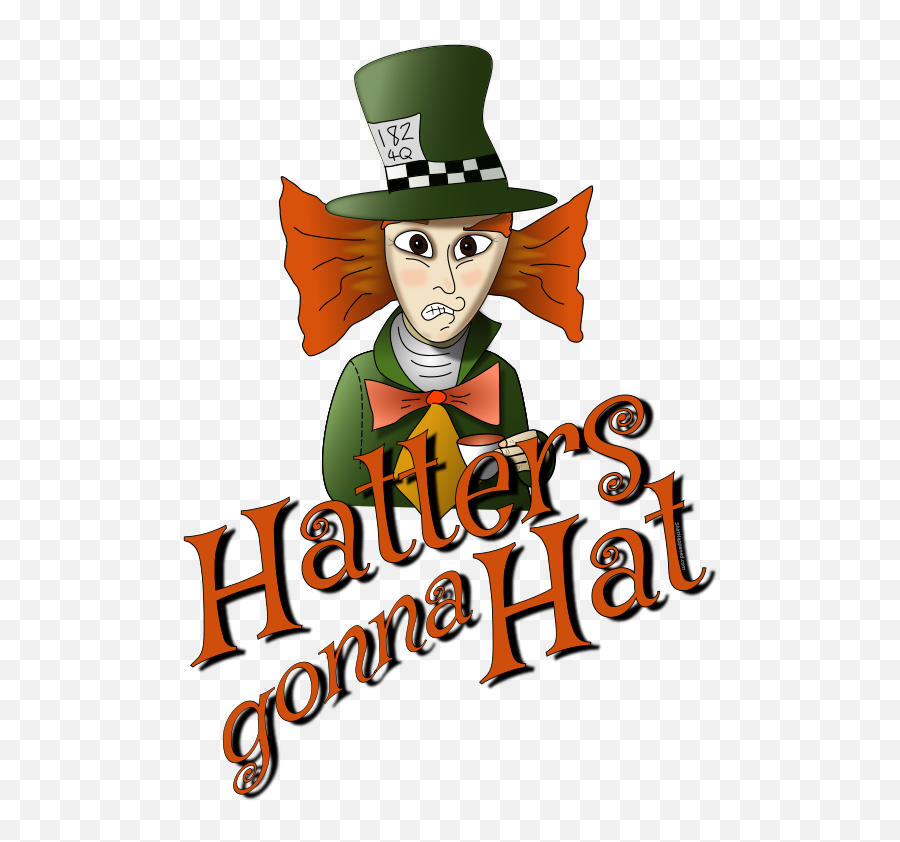 Hatteru0027s Gonna Hat - Cartoon Png,Mad Hatter Hat Png