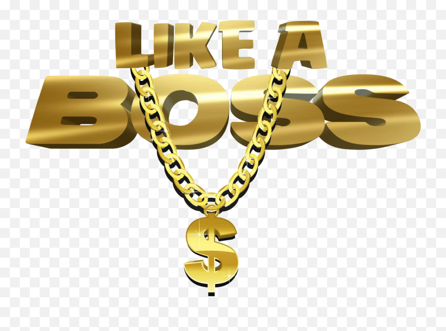 Like Likeaboss Boss Gold Golden Thug Life Thuglife - Chain Png,Thug Life Chain Png