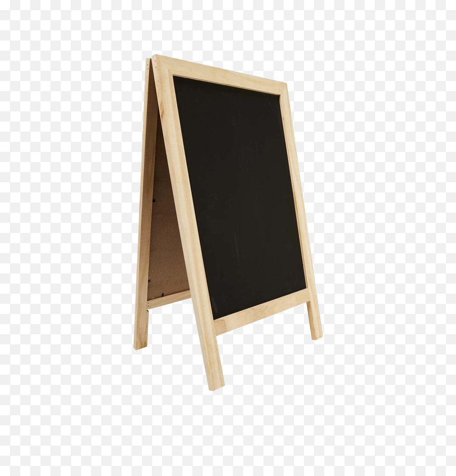 Wood Blackboard Sidewalk Sign Side Png - Plywood,Blackboard Png