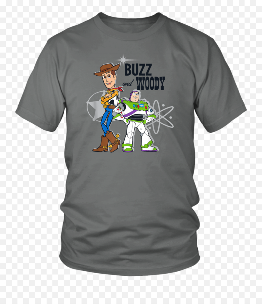 Toy Story Buzz And Woody Shirt U2013 Ellie - Funny Lego T Shirts Png,Woody And Buzz Png