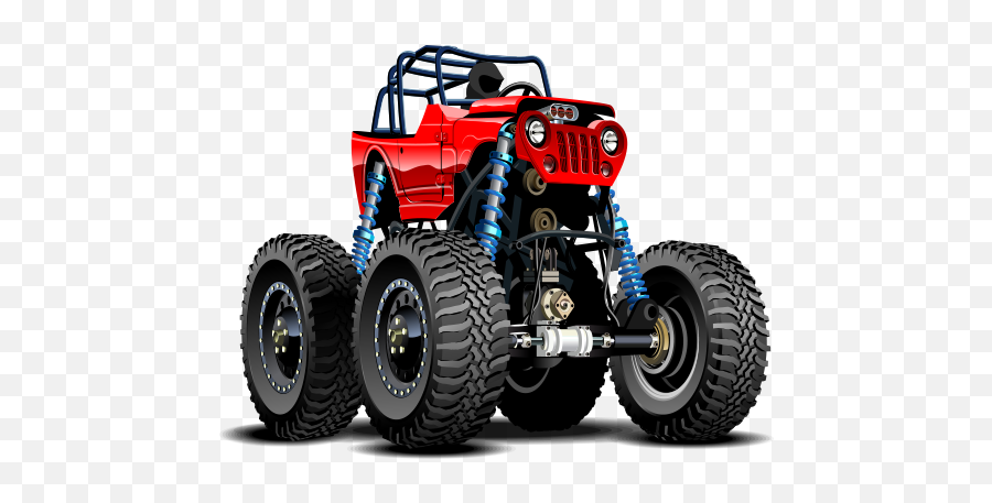 Extreme Monster Truck Racing Games Speedway Driving For Kids - Red Monster Truck Vector Png,Monster Truck Png