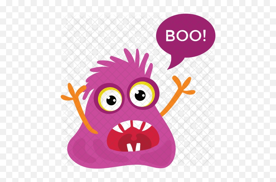 Monster Yelling Icon - Cartoon Png,Yelling Png