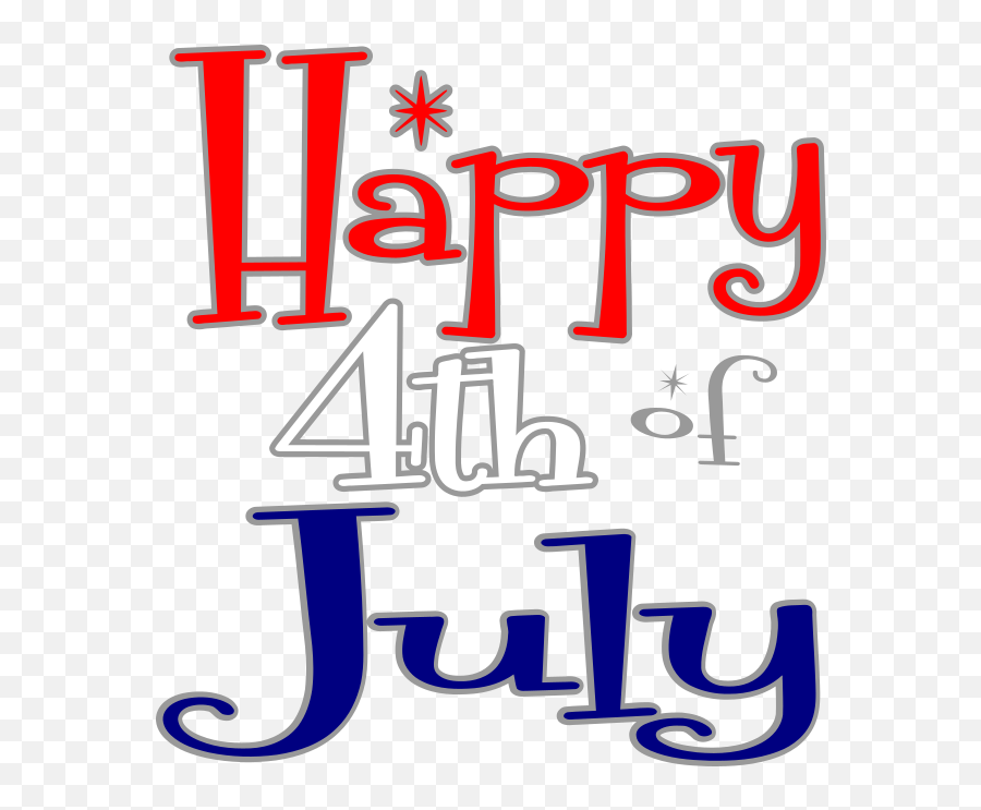 Happy 4th Of July Svg - Spring Break Transparent Cartoon Clip Art Png,Happy 4th Of July Png