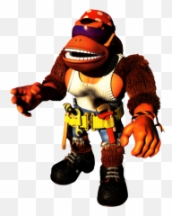 Funky Kong Donkey Country - Funky Kong Donkey Kong 64 Png,Funky Kong Png