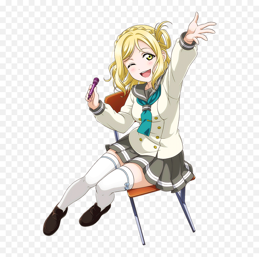 File01maripng - Love Live School Idol Festival Mari Ohara Ur Cards,Nico Yazawa Png