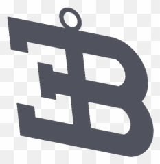 Bugatti Logo Keychain - Stencil png