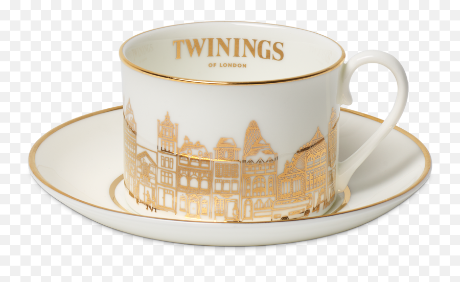 Twinings 216 Strand Gold Edge Teacup - Twining Tea On Cup Png,Teacup Png