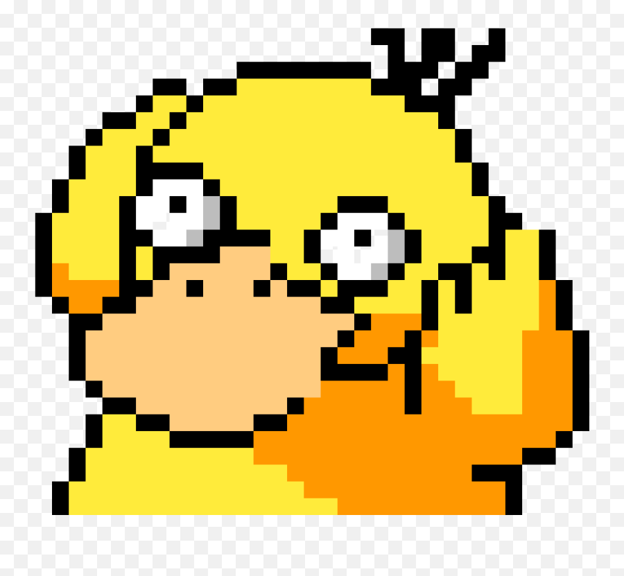Download Psyduck - Anime Pixel Art Png,Psyduck Png