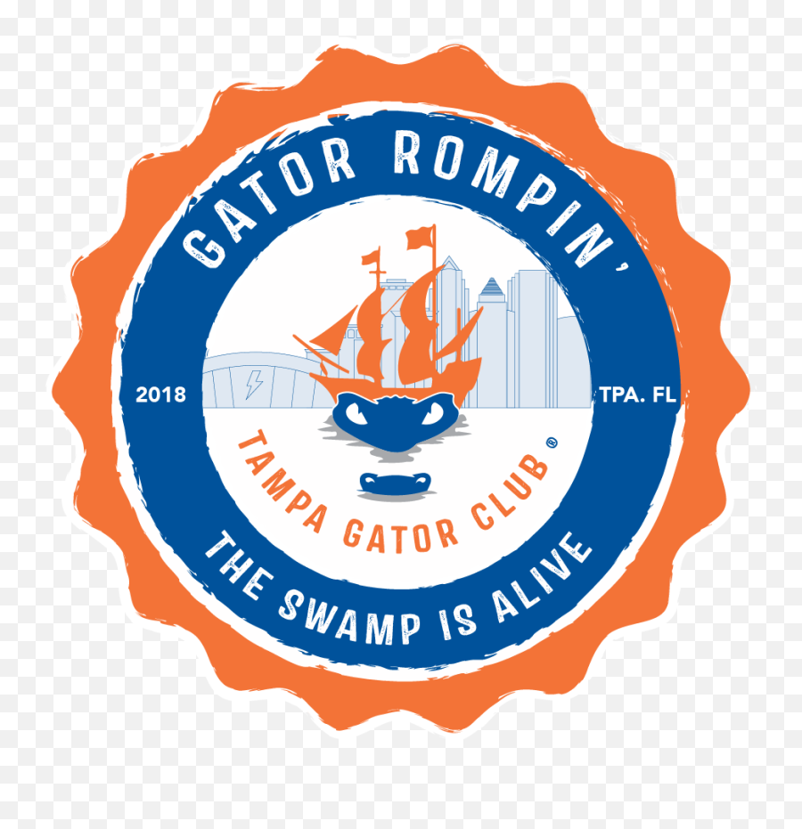 Gator Rompinu0027 2018 U2014 Tampa Club - University Of Florida Alumni Association Png,Gator Logo Png