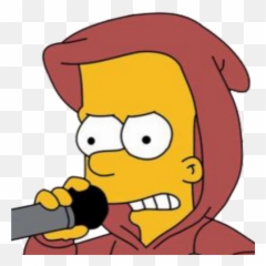Gangster Bart Wallpapers Posted By John Peltier - Simpson Rapper png