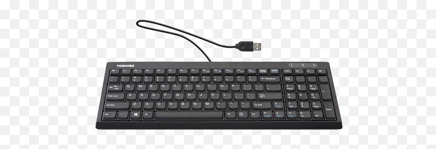 Toshiba Usb Keyboard With 10 Keys Ku100 From - Keysonic Ksk 6000 U Png,Keyboard Png