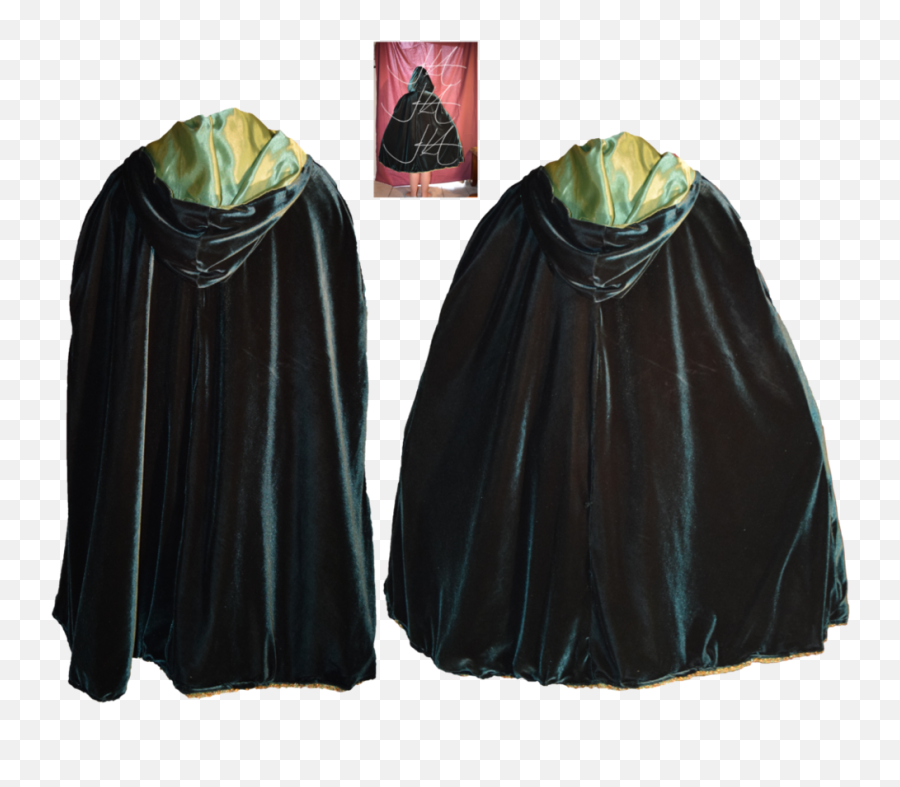 Cape Coat With Hood Png Download Image Arts - Cloak With Hood Down,Cape Png