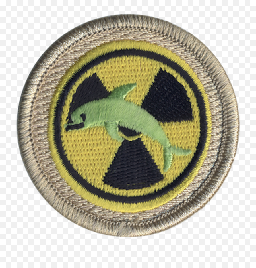 Radioactive Dolphin Patrol Patch - Radionuclide Therapy Png,Radioactive Logo