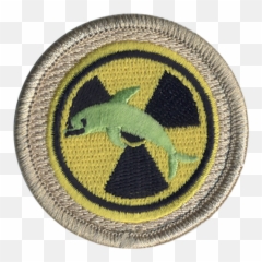 Radioactive Dolphin Patrol Patch - Radionuclide Therapy png