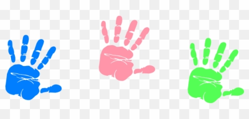 Hand Prints Transparent Background - Clipart png